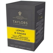 Taylors of Harrogate Lemon .. & Ginger Herbal Tea, .. 20 Count