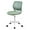 Light Green, variant on HYJY Small Home Office Desk Chair, Swivel Rolling Study Computer Chair, Adjustable Height Task Chair with Armless Mid Back, Upholstered Mesh Seat, Purple