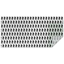 Black Bigfoot Pattern Rectangle Tablecloth 60"x120",Waterproof Polyester Rectangle Table Cloth, Wipeable Spillproof Polyester Tablecloth for Dining, Camping, Indoor and Outdoor