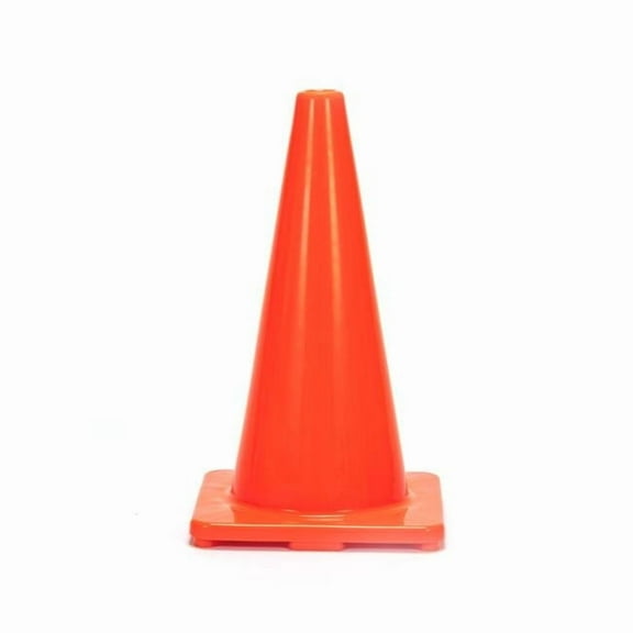 Home Plus Orange Safety Cone 28 in.   H X 14.5 in.   W