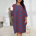 thumbnail image 2 of Phish Donut Sleepshirts For Sleeping Travels Loose Sleepdress Pajama Dress Soft Nightdress Sleepwear, 2 of 7