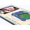 thumbnail image 3 of YouTheFan MLB Miami Marlins 3D StadiumView Picture Frame, 3 of 5