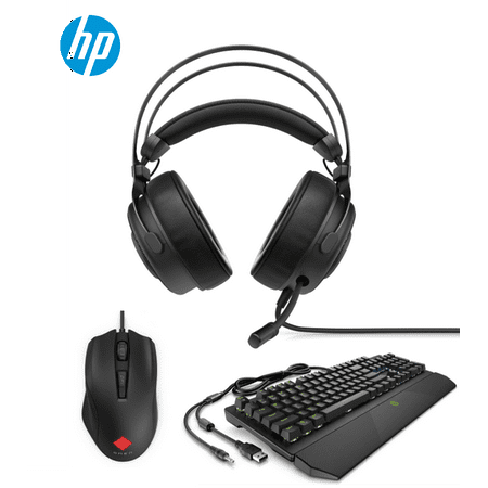 HP Gaming Bundle - HP Omen Wired Headset, HP Omen Vector Essential Mouse & HP 800 Gaming Keyboard