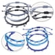 thumbnail image 3 of 2 juegos de tobilleras de cuerda impermeables, joyería con cuentas para mujeres, adolescentes y niñas, pulsera tejida ajustable, 3 of 5