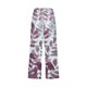 thumbnail image 5 of Pantalones Casuales de Mujer de Impresión Floral Cintura Elástica Suelta, Pantalones de Pierna Ancha Recta con Bolsillos, 5 of 5