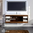 thumbnail image 6 of Eviva Axel 60 Inch Vanity with an Integrated Single Sink Acrylic Basin in Rosewood, 6 of 7