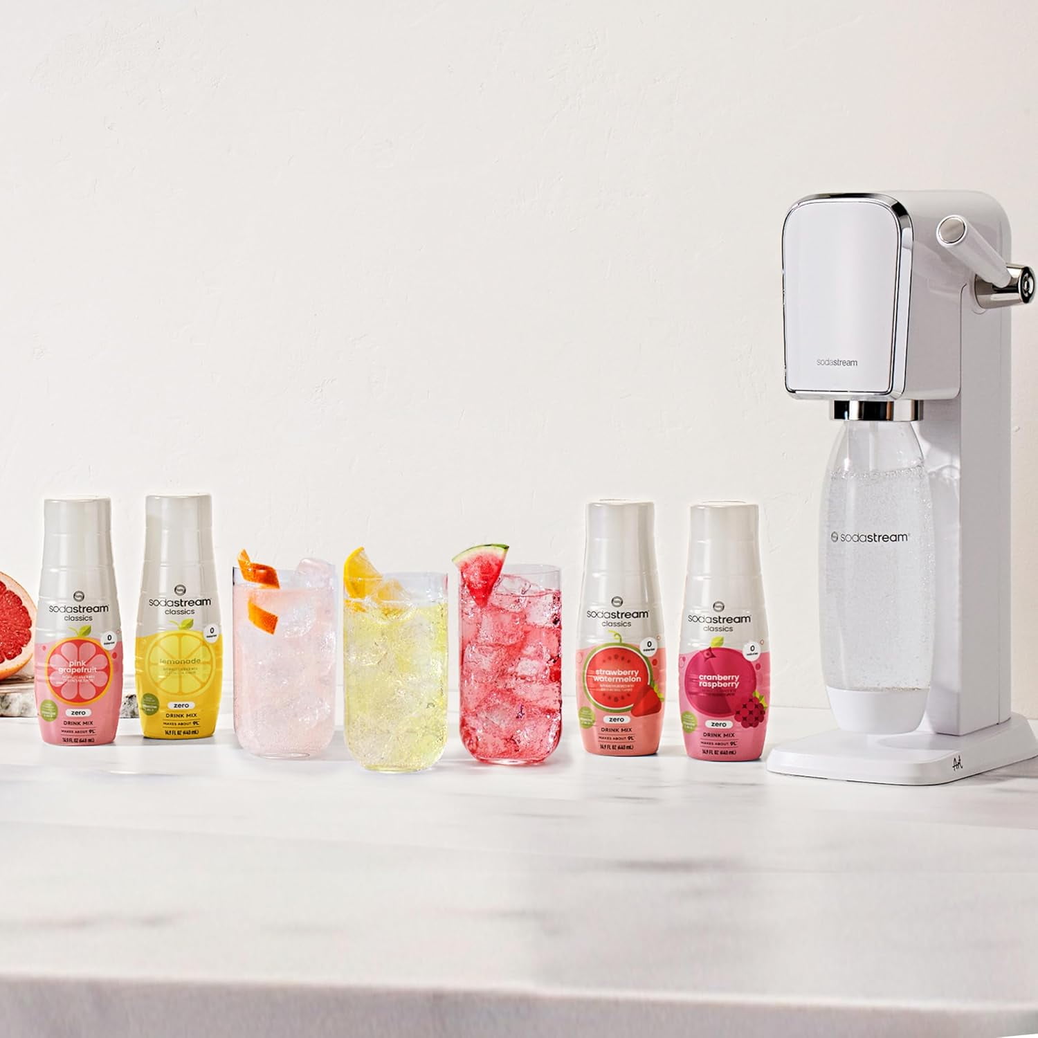 SodaStream 440 ml Homestyle Lemonade Zero Calorie Drink Mix (Case of 4)