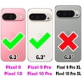 thumbnail image 2 of Asuwish Phone Case for Google Pixel 9/10/9 Pro/10 Pro 5G Tempered Glass Screen Protector Magnetic Bracket stand Translucent Shockproof Protective Cell Cover Pixel9 Pixel10 9Pro 10Pro Women Men Grey, 2 of 7