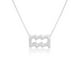 thumbnail image 5 of Sonducket Ins Twelve Zodiac Sign Amistad Collar Ins Charm Delicado colgante a prueba de herrumbre Accesorio de moda Acuario Plata Acuario Plata 2piezas Sonducket CBP215972, 5 of 6