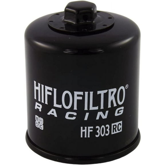 HiFloFiltro HF303RC Black RC High Performance Premium Oil Filter, Single