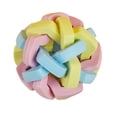 thumbnail image 1 of Pelota masticable para perros, colorida, entrelazada, con cascabel, de goma, interactiva, juguete masticable para mascotas para aliviar el aburrimiento y limpiar los dientes de perros y gatos., 1 of 8