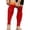Red, variant on BRGZLK Boys Girls Soccer Sock Sleeves Shin Guard Student Training Match Bottomless Socks Thickened Over-the-Knee Soccer Sleeves Suitable for Football Basketball Running Red 7-12 Years