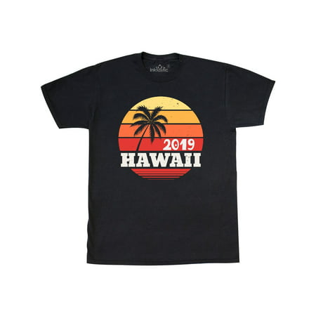 2019 Hawaii Vacation Retro Surfing T-Shirt (Best Wake Surfing Boat 2019)
