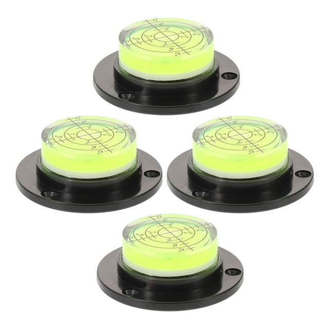 BRIGHTFUFU 4 Pcs Niveau à Bulles Suspendu pour Usage Professionnel en Rénovation et Construction Intérieure avec Acrylique Multicolore