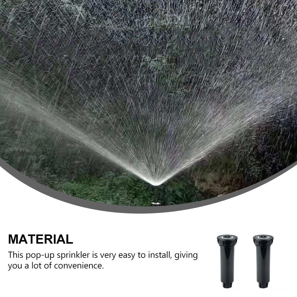 FUEENIRVA Garden Water Sprinkler Set, 6-Pack Retractable ABS Sprinklers with Built-in Filter for Easy Outdoor Lawn Irrigation