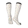 thumbnail image 4 of Fotbe Dachshund Dog Puppy print Women's Men's Novelty Crew Socks Cotton Socks Knee High Socks for Walking,Running,Nurses,Pregnancy, 4 of 9