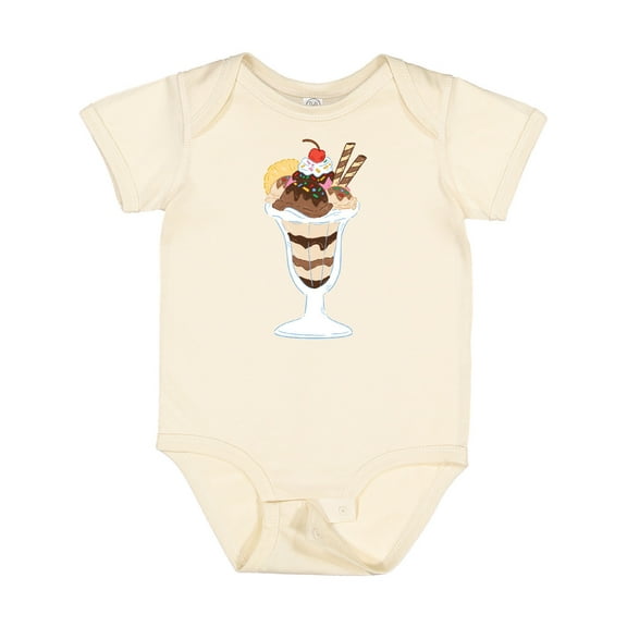 Inktastic Ice Cream Sundae Boys or Girls Baby Bodysuit