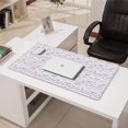 thumbnail image 3 of Long Mouse Pads for Desk,Black Cartoon Unicorn Flower Pattern Desk Mats on Top Of Desks, Desk Mouse Pad Extra Large with 3mm Non-Slip Base and Stitched Edge for Gaming,Office,Work,Home 31.5"x15.7", 3 of 6