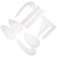 thumbnail image 5 of MLINS 1 Set Plastic Sewing Ruler Sewing Measure Tool Sewing Ruler Set For Sewing Garment Pattern Making French Curve Ruler Set Sewing Measure Ruler, 5 of 8