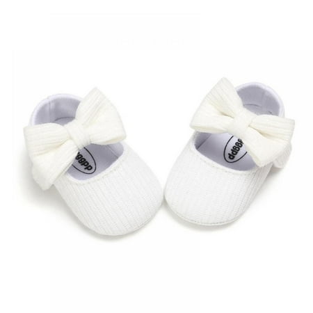 

Taykoo Size(S-L) Cute Autumn Baby Girl Anti-Slip Casual Walking Shoes Bow Sneakers Soft Soled First Walkers