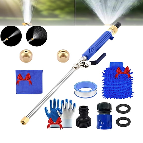 Pressure Washer, 2025 New Upgrade 2-in-1 Portable Cordless Pressure Washer, High Pressure Hose Nozzle, with 2 Jet Different Nozzle and Hose Quick Connectors (1set)