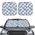 thumbnail image 2 of Fotbe Palm Leaves Juego de 2 Piezas de Parasoles para Parabrisas | Bloqueador Solar para Auto | Accesorios Plegables para Protección Solar Interior-Large, 2 of 6