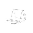 thumbnail image 2 of Azar 8 3/4"(H) x 8"(W) x 8"(D) Acrylic Easel Display 10/Pack 515440, 2 of 2