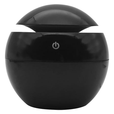 

TureClos Home USB Mini Humidifier Cool Mist Desk Sprayer with Colorful Light Wooden Grain Diffuser for Aroma Office