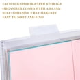 thumbnail image 3 of 12x12 Scrapbook Paper Storage Organizer Clear Loading Files A, 3 of 5