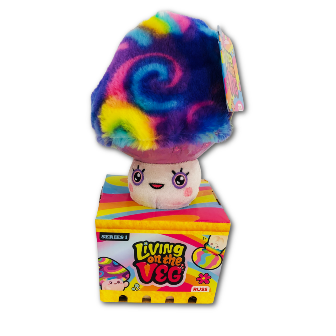 Living On The Veg 6" Mushroom - Maisey, The Stuffed Plush Toy