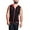 Contrast Black/Red, variant on G-Style Men's Lightweight Athletic Casual Sleeveless Contrast Zipper Hoodie TH890 - Olive/Black - 3XL