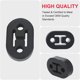 thumbnail image 5 of Riwesomey 6 piezas de montaje de escape automático de goma portátil desmontable Universal reemplazo de protección 2 orificios accesorios de Vehículos, repuestos y accesorios Mis, 5 of 6