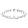 thumbnail image 4 of KEEVA JEWELS 0.55 Carat Round Lab Grown Diamond Anniversary Band for Women, Made in 10K White Gold Size 7.5, 4 of 6