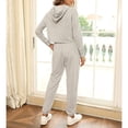 thumbnail image 2 of Chándal Para Mujer, Manga Larga, Fácil De Combinar, Traje Deportivo Para Mujer, Poliéster Para Exteriores ANGGREK Otros, 2 of 6