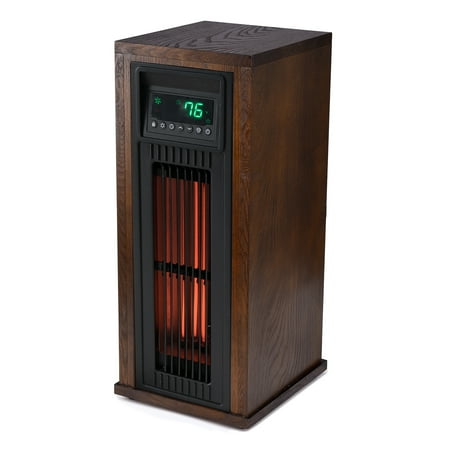 Lifesmart - 23 Inch Tower Heater with Oscillation - Brown