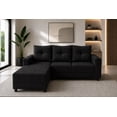 thumbnail image 1 of Sala Esquinera El Bazar Store Demeter Negro 210x160 cm Tela Lino nacional Modular, 1 of 6