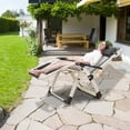 thumbnail image 4 of ABORON Living Room Chairs, Folding Zero Gravity Chair for Living Room/Bedroom/Office, Folding Lounge Chair Reclining Patio Chairs with Mattress for Indoor Outdoor, 4 of 8