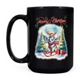 thumbnail image 2 of Merry Christmas Santa Reindeer Antlers Alaskan Malamute Sleigh Xmas Winter Holiday Mug Alaska Mal Dog Lovers Gifts Coffee Tea Cup - 00023, 2 of 4
