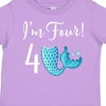 thumbnail image 4 of Inktastic 4th Birthday Mermaid Party Girls Toddler T-Shirt, 4 of 5
