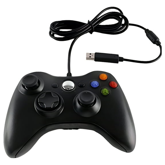 Generic Xbox 360 Wired Controller For Windows And Xbox 360 Console Black