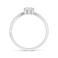 thumbnail image 2 of ANGARA Natural 0.55 Ct. Diamond Infinity Ring in 14K White Gold for Women (Ring Size: 3), 2 of 8