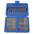 thumbnail image 2 of Kit de 50 puntas de destornillador eléctrico de acero con ranura en forma de U, hexagonales y de cruz, para herramientas rotativas, 2 of 11