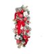 thumbnail image 2 of Guirnalda navideña con luces para escaleras, festivales navideños, decoración artificial Rojo, 2 of 9