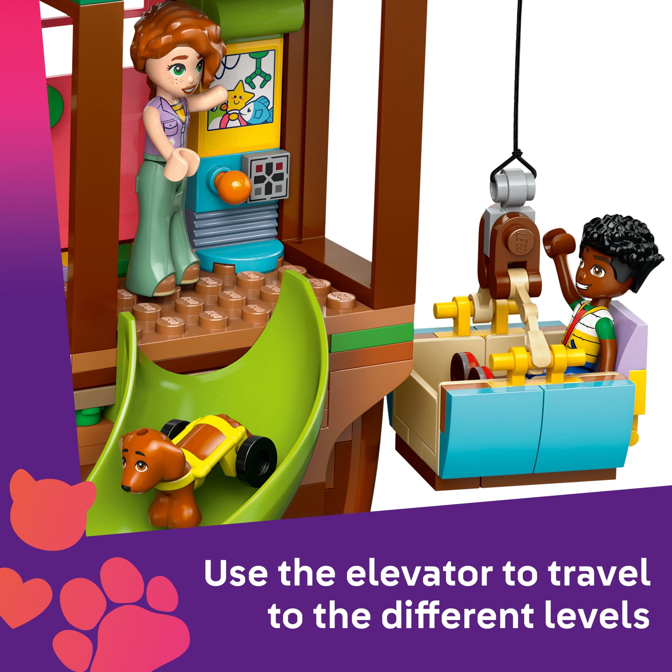 LEGO Friends Friendship Tree House Hangout - Building Toys Playset for Kids, Girls & Boys, Ages 8+ - Pretend Play Gift Ideas for Graduation - 4 Minifigures & 2 Animal Figures - 42652