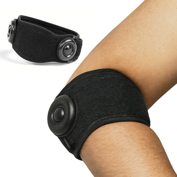 Codera para Epicondilitis y Codo de Tenista con 2 Almohadillas Focal Unitalla | Soporte Deportivo con Compresión Ajustable y | Unisex | Pádel, Tenis, Trabajo o Gym