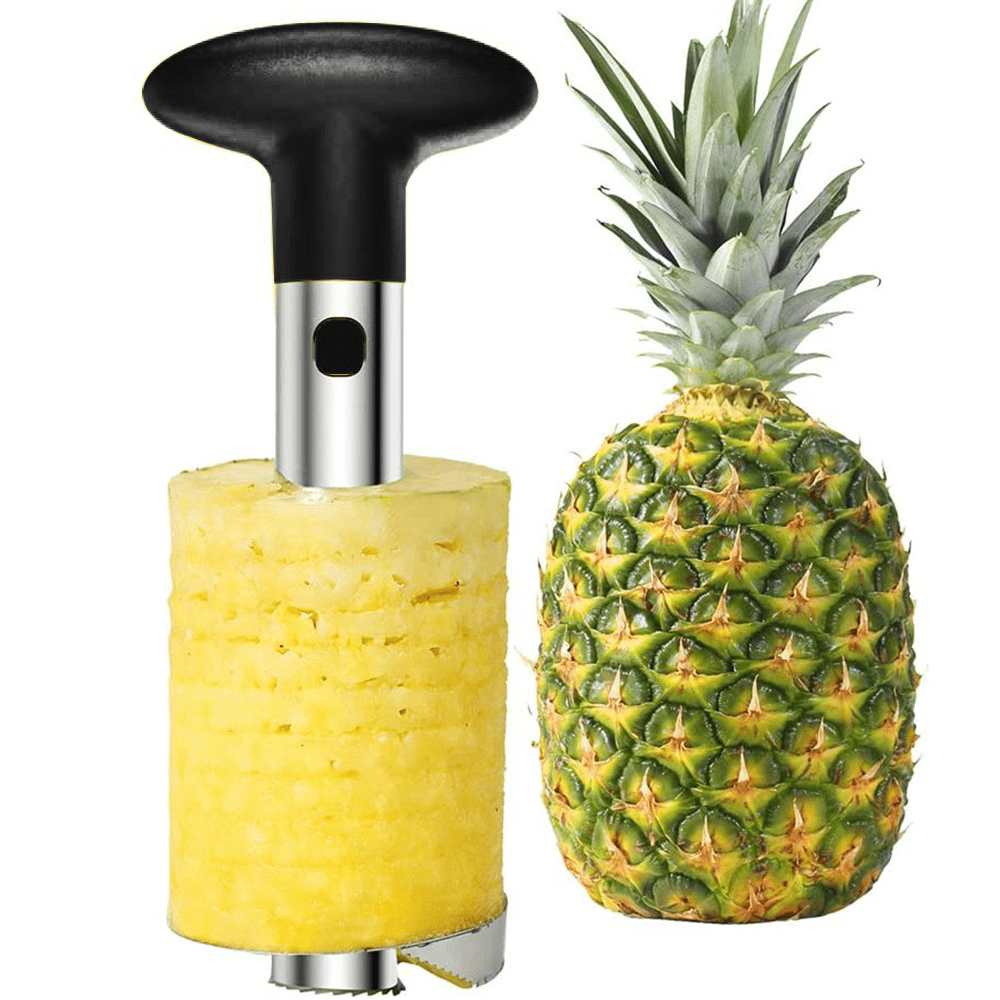 Details about   SSPineapple Corer Slicer Cutter Peeler Stainless Steel Kitchen Easy Gadget Fruit 