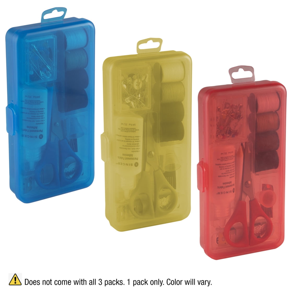 SINGER Survival Sew Kit with Storage Case, 64 pcs