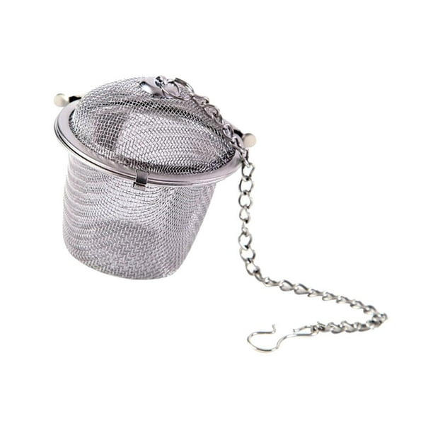 Infusor de té en forma de bola de acero inoxidable de grado alimenticio con malla extrafina L