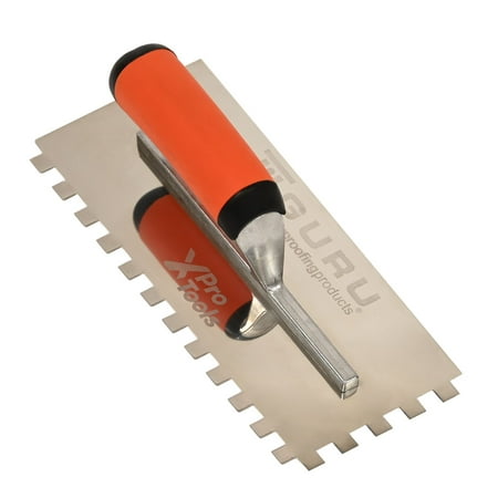 GURU USA Xpro Tools Square Notched Trowel 1/4 x 1/4 - 600006