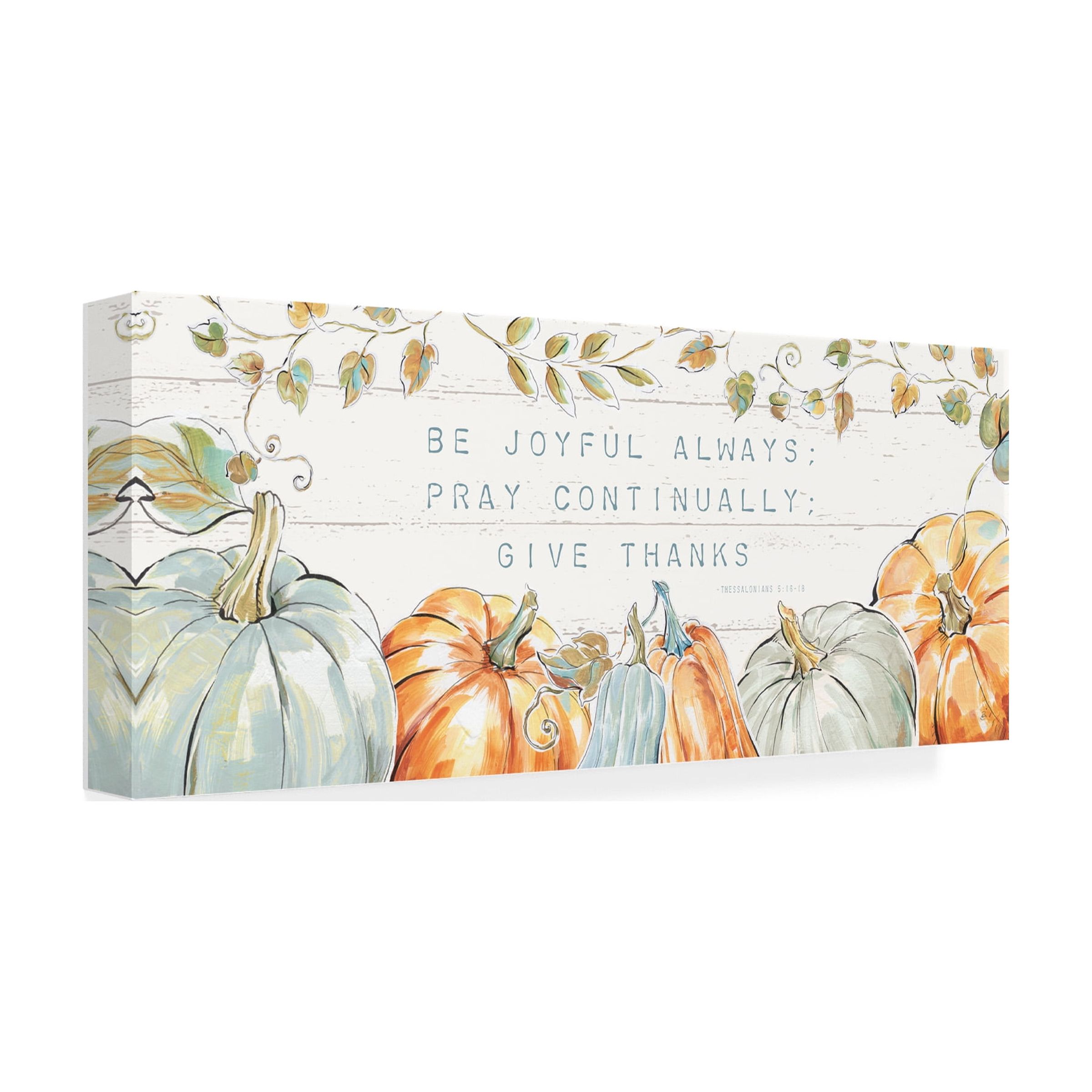 Trademark Fine Art Seasonal Canvas Art ' Pumpkin Patch XV ' by Daphne Brissonnet